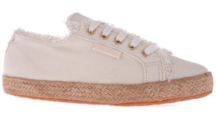 Superga 2790 Fringed Cotton Rope Beige Gesso