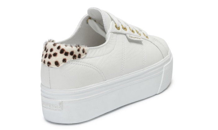 Superga 2790 Goatnappaleaw Pony Hair White-Dalmation