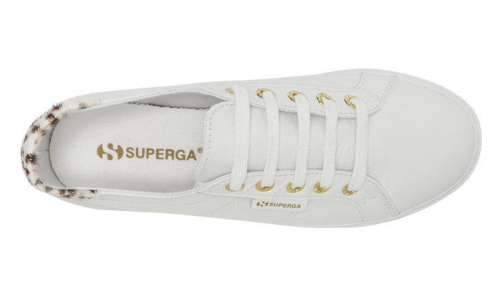 Superga 2790 Goatnappaleaw Pony Hair White-Dalmation
