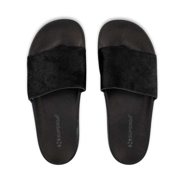 Superga 1908 Calfhair Total Black