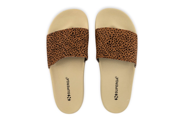 Superga 1908 Printed Calfhair Beige Light Dalmation