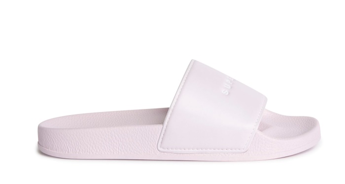 Superga 1908 Slides Polysoft Violet Lavender Fog-White