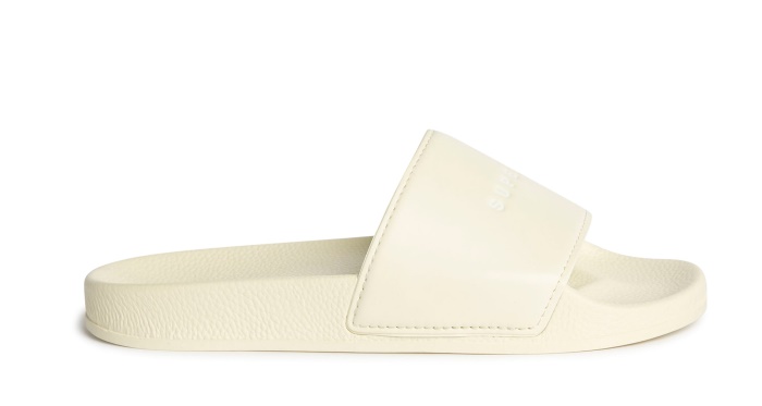 Superga 1908 Slides Polysoft Beige Lt Sand-White