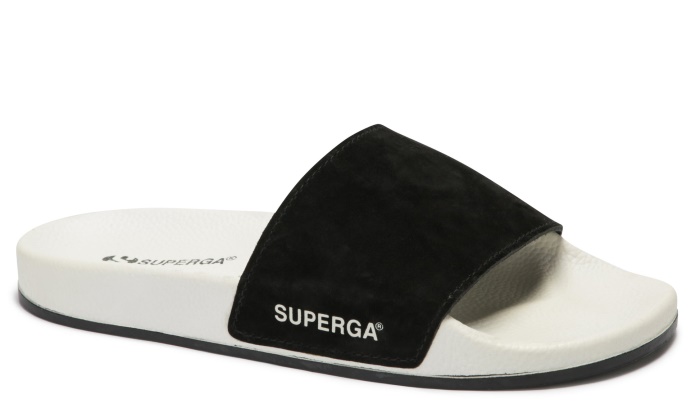 Superga 1908 Slides Buttersoft Beige Lt Sand-Black