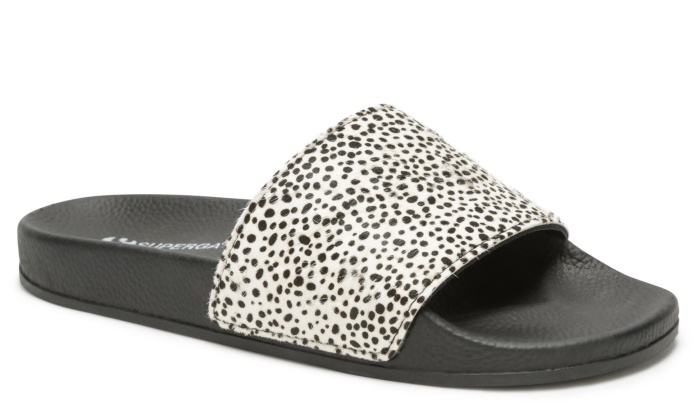 Superga 1908 Printed Calfhair Black Dalmation