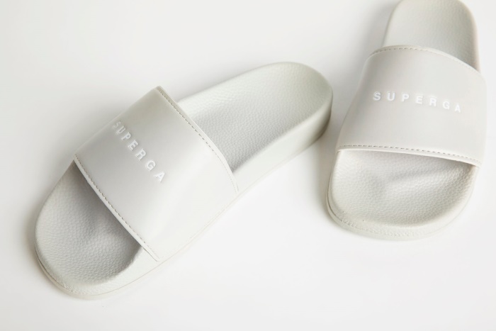Superga 1908 Slides Polysoft Grey Sand