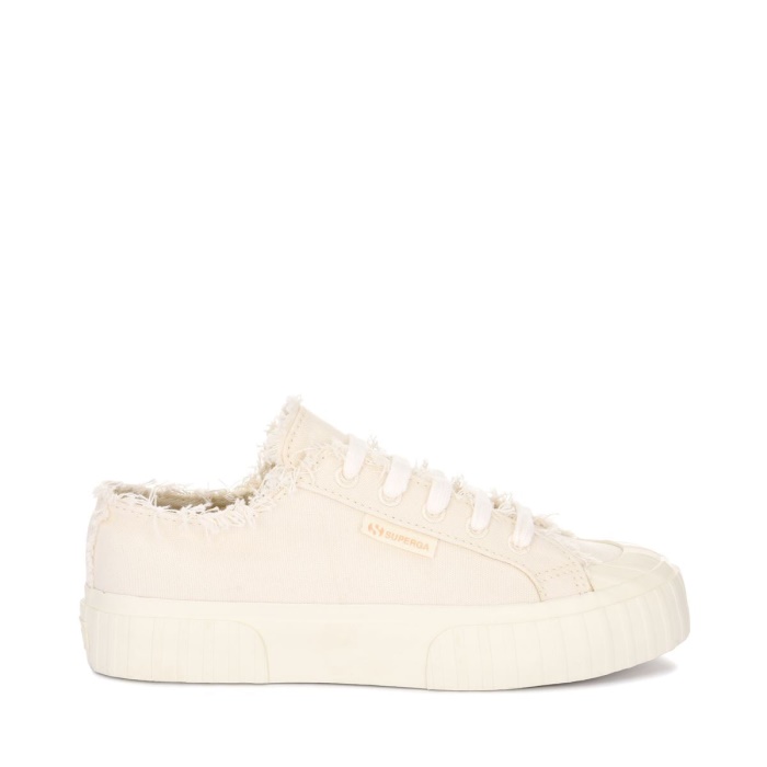 Superga 2630 Fringed Organic Canvas Na Weeds
