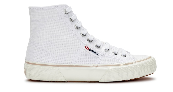 Superga 2494 Bold White-Pink Skin