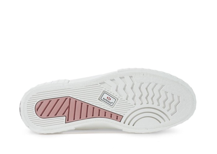 Superga 2630 Stripe Padded White-Pink Dusty