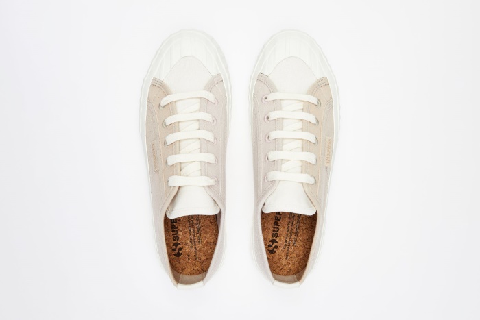 Superga 2630 Organic Canvas Natural Dy Weeds-Pink Magenta Leaves