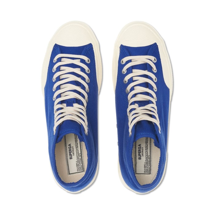 Superga 2433 Workwear Blue Chambary-Off White