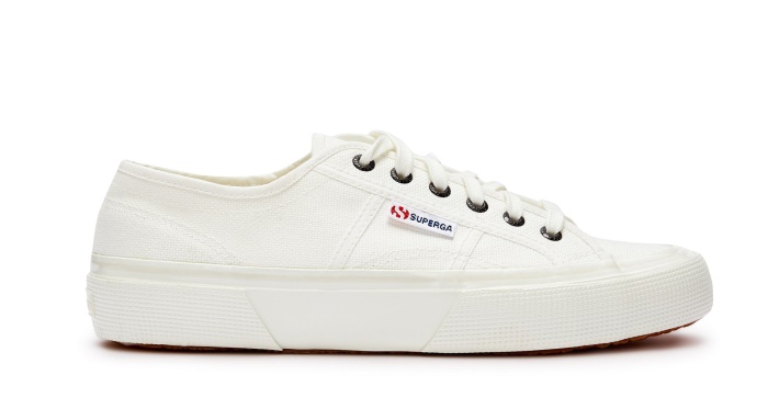 Superga 2490 Bold White-Beige Gesso