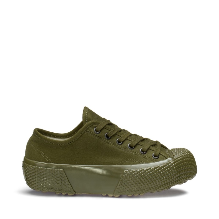 Superga 2434 Cd162 Military Cordlane Green Sage
