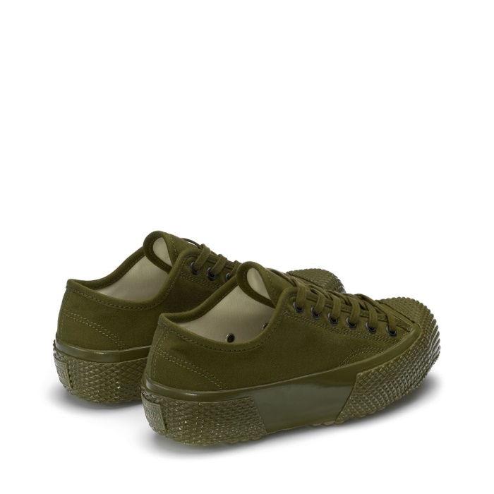 Superga 2434 Cd162 Military Cordlane Green Sage