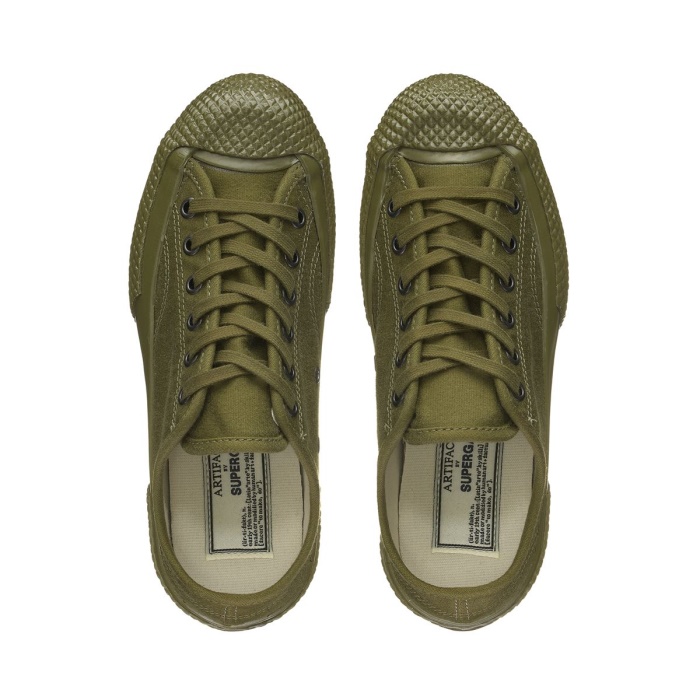 Superga 2434 Cd162 Military Cordlane Green Sage