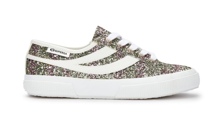Superga 2953-Glitterw Platinum-White