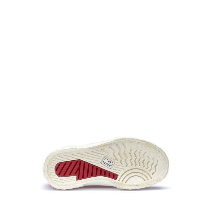 Superga 2630 Kids Stripe Straps Red Flame