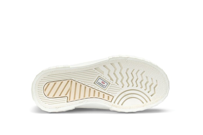 Superga 2630 Kids Stripe Straps Beige Raw