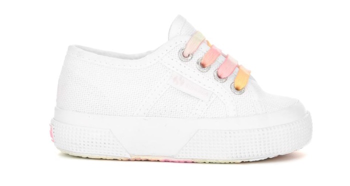 Superga 2750 Kids Shaded Lace White-Candy Multicolor