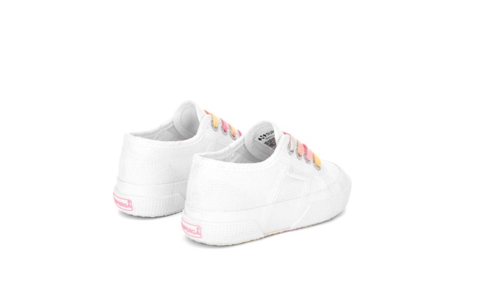 Superga 2750 Kids Shaded Lace White-Candy Multicolor