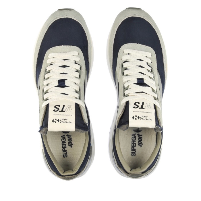 Superga 4089 Training 9Ts Slim Agate Grey-Green Safari-Blue G