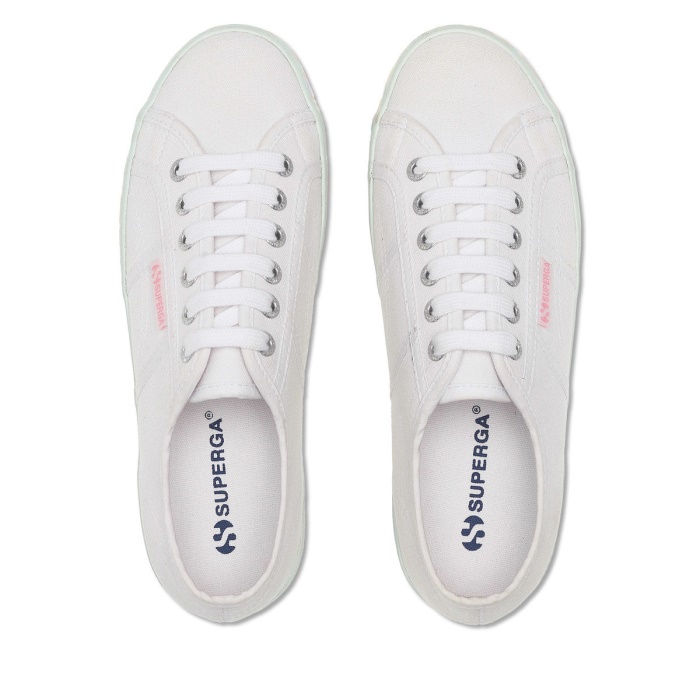 Superga 2790 Multicolor Liquify Sole White-Multicolor Pastels