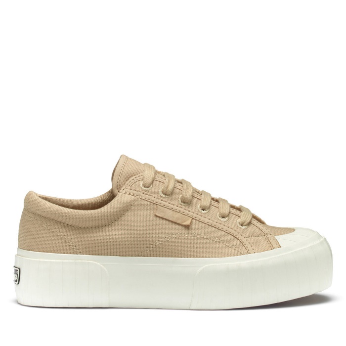 Superga 2631 Stripe Platform Organic Natural Dye Magenta-Terminalia