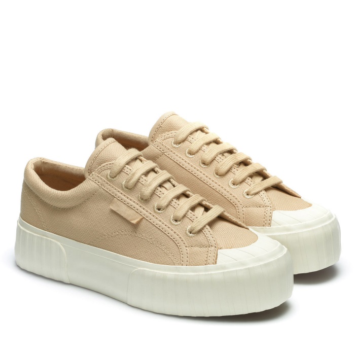 Superga 2631 Stripe Platform Organic Natural Dye Magenta-Terminalia