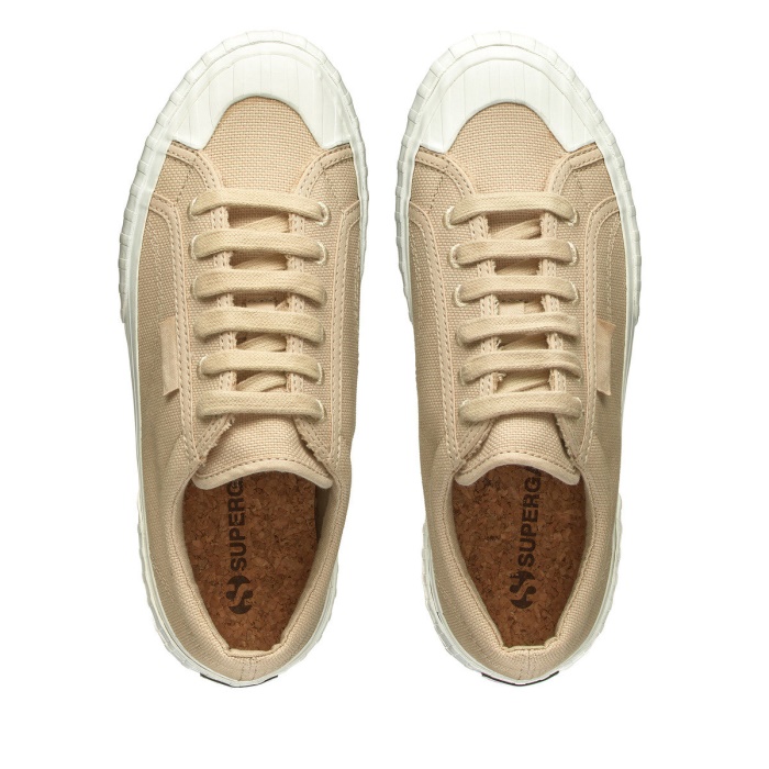 Superga 2631 Stripe Platform Organic Natural Dye Magenta-Terminalia