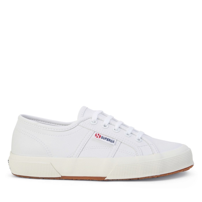 Superga 2750 Vegan Leather Optical White - F Avorio