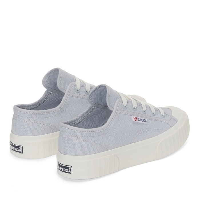 Superga 2630 Cotu Grey Lilla - F Avorio