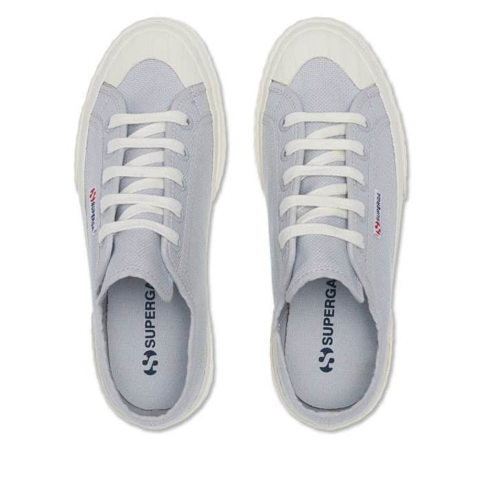 Superga 2630 Cotu Grey Lilla - F Avorio