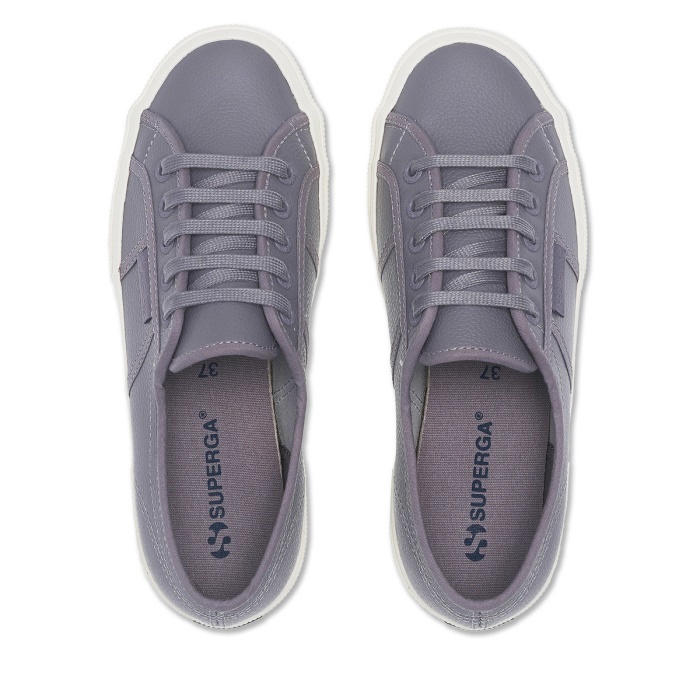 Superga 2750 Efglu Grey Bluish - F Avorio