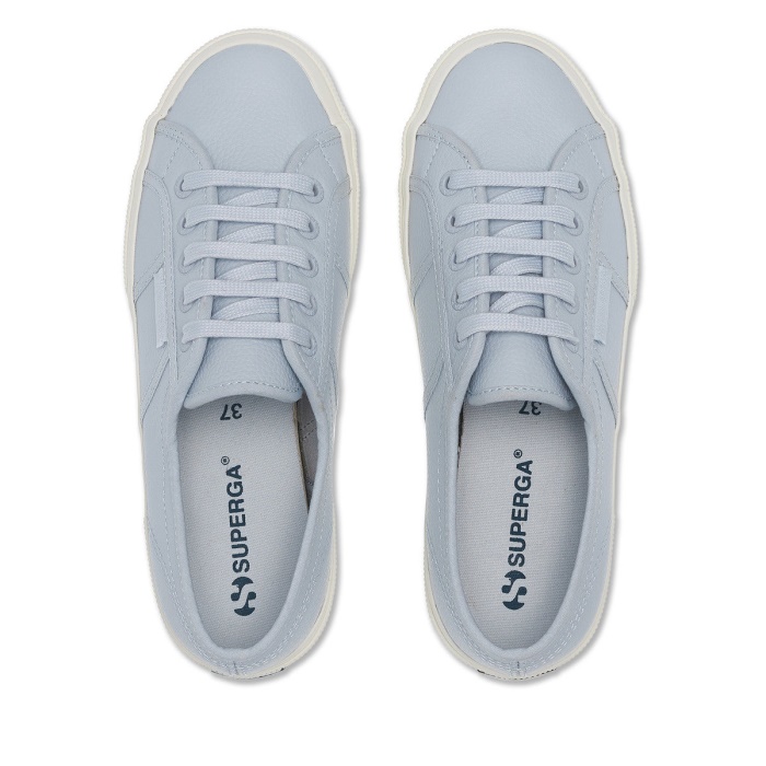 Superga 2750 Efglu Grey Lilla - F Avorio