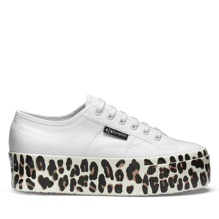Superga 2790 Light Leopard Foxing Print White Avorio-F Lt Beige Leopar