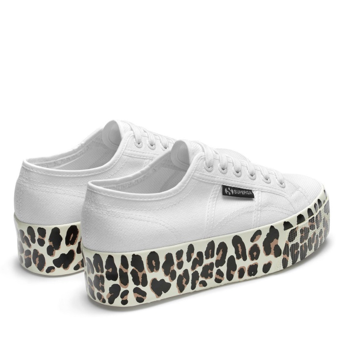 Superga 2790 Light Leopard Foxing Print White Avorio-F Lt Beige Leopar