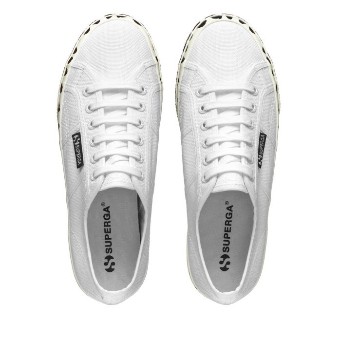 Superga 2790 Light Leopard Foxing Print White Avorio-F Lt Beige Leopar