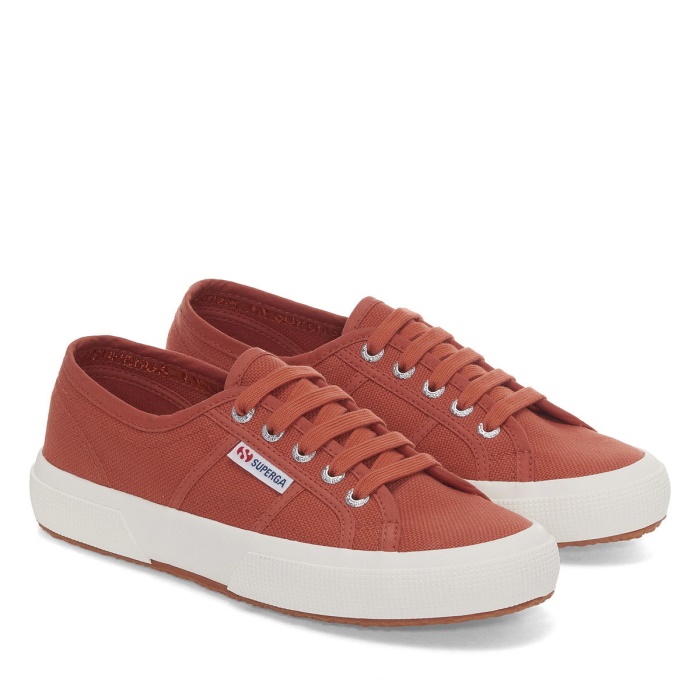 Superga 2750 Cotu Classic Brown Reddish-F Avorio