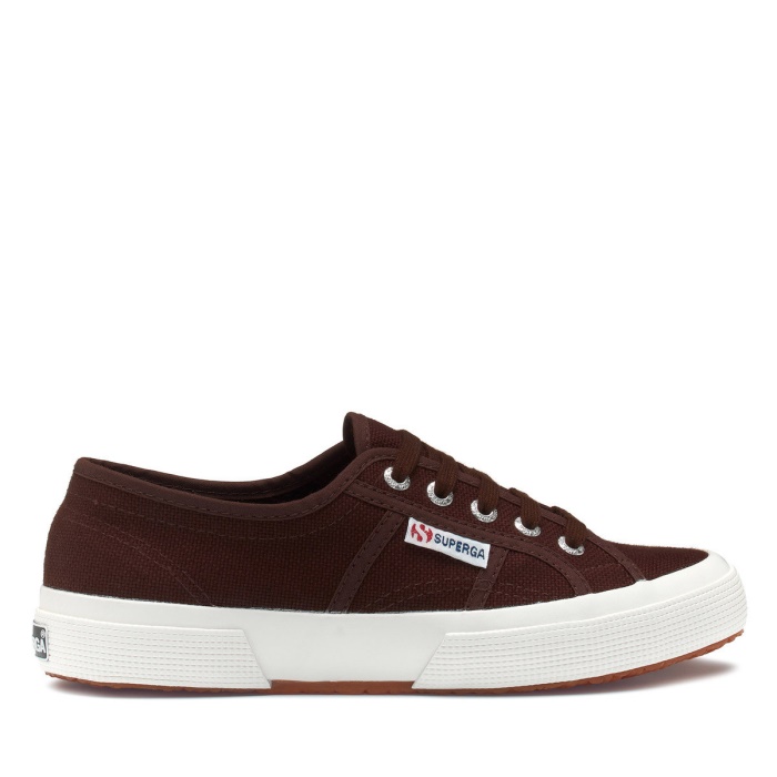 Superga 2750 Cotu Classic Brown Plum F Avorio