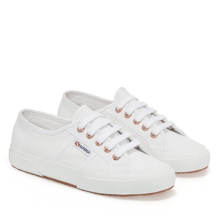 Superga 2750 Cotu Classic White-Rose Gold