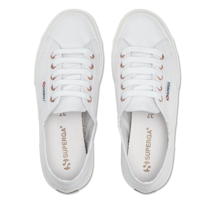 Superga 2750 Cotu Classic White-Rose Gold