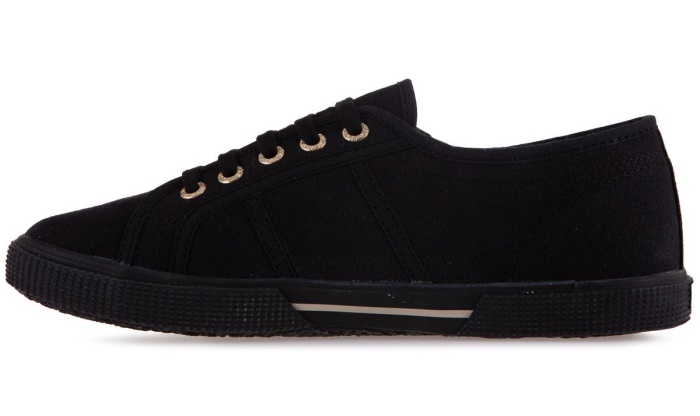 Superga 2950 Cotu Black-Pale Gold