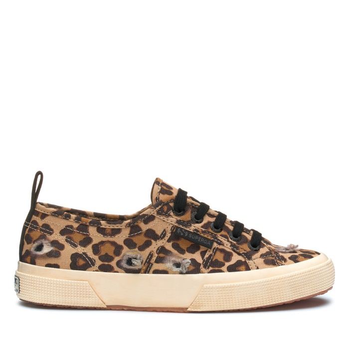 Superga 2750 Ripped Leopard Classic Leopard-Black