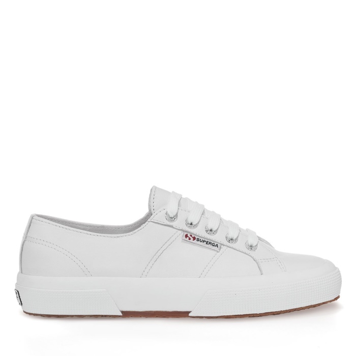 Superga 2750 Nappa Lea Optical White