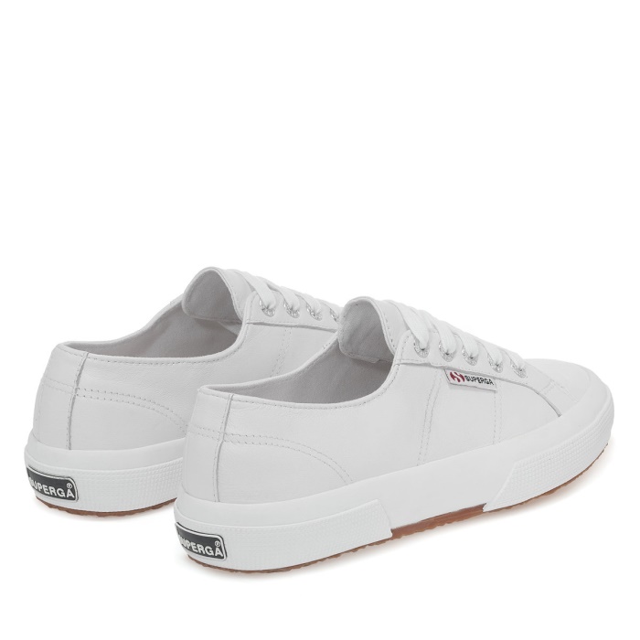 Superga 2750 Nappa Lea Optical White
