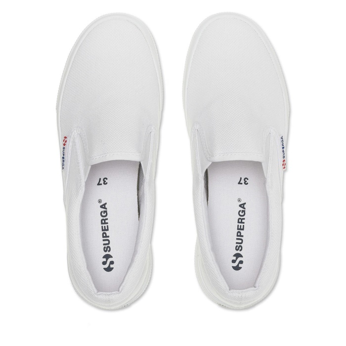 Superga 2740 Platform Slip On White