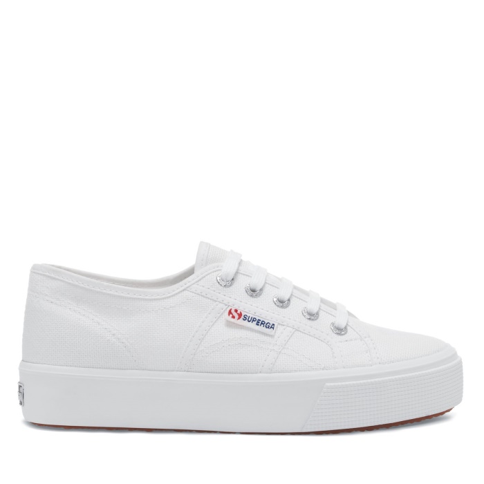 2730 Mid Platform White Superga