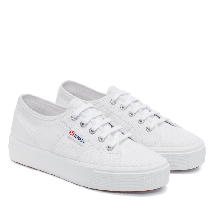 2730 Mid Platform White Superga
