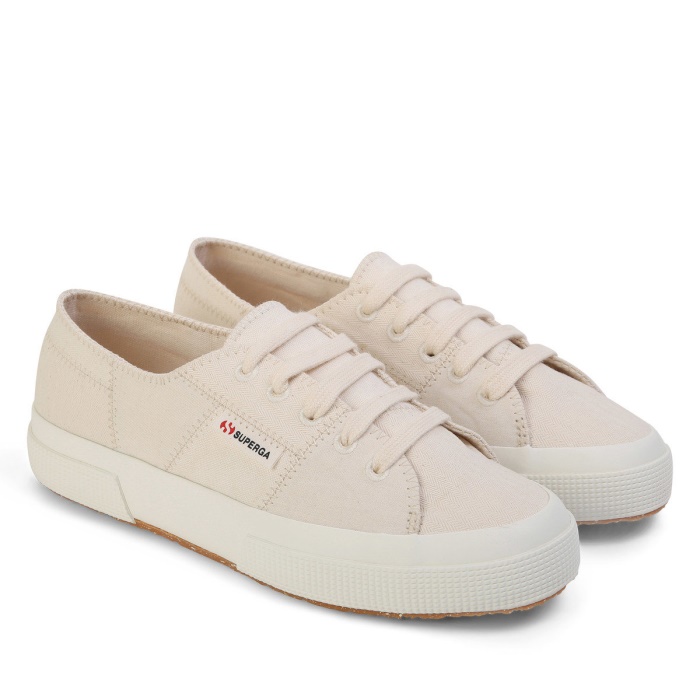 2750 Organic Patchwork Beige Raw Superga