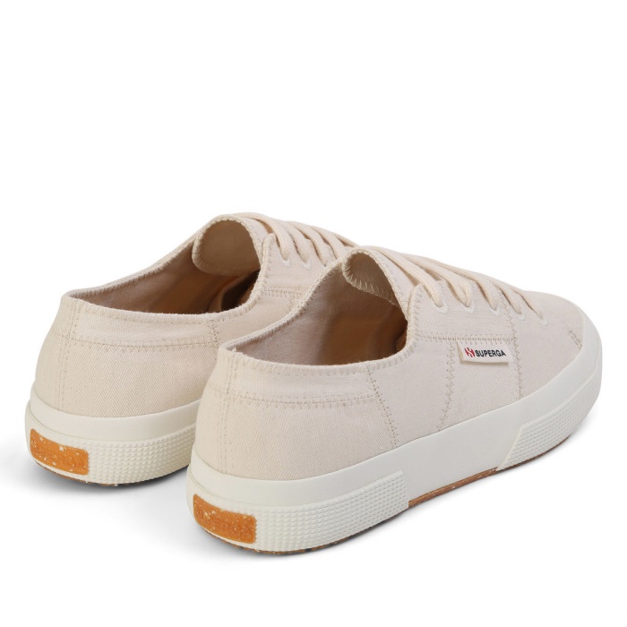 2750 Organic Patchwork Beige Raw Superga